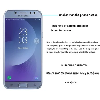 2 KS Tvrdeného Skla pre Samsung Galaxy J5 2017 Screen Protector Samsung J4 J6 Plus Ochranné Sklo J 5 6 J4Plus J6Plus Film