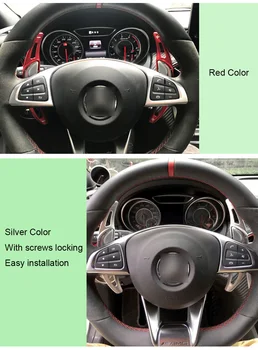 2 ks Auto Volant Shift Pádlo Shifter Rozšírenie Pre BENZ AMG E63 E43 2016-2019