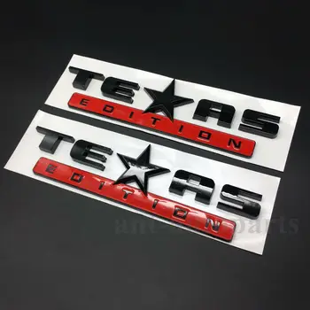 2 ks Texas Star Edition Vlajka Auto Auto Telo Strane Znak, Odznak Odtlačkový Nálepky ABS