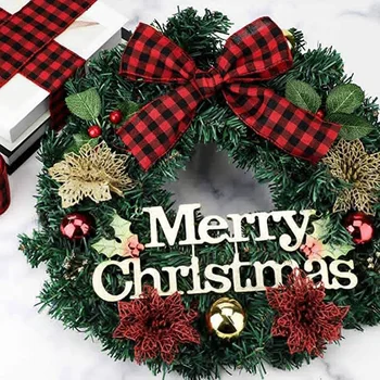 2 ks Vianočné Ozdoby Červená a Čierna Mriežka na Páse s nástrojmi Vianočné Dekorácie, Vianočné Dekorácie pre Domov Nový Rok Dekorácie