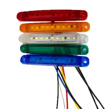 20 ks 9-LED 24V LED Svetlá, Bočné Obrysové Svetlo Vodotesný LED Svetlo