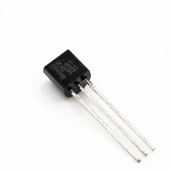 200pcs Tranzistory-92 2N5551 5551 Tranzistor NPN 0.6 A 160V
