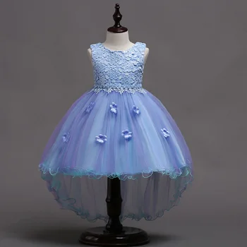 2018 nové oblečenie s bez rukávov šaty Dievča ručne vyšívané Princezná vyšívané šaty Dievčatá zúčastniť party party šaty.