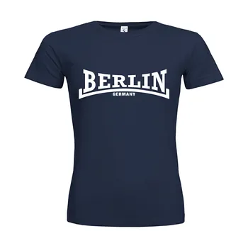2019 Hot Predaj Módnych Žena T-Shirt Berlíne Arch Štýl Nemecko Stadt Geschenk Hauptstadt Suvenír Tee Tričko
