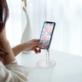 2019 Lenivý Mobilný Telefón, písací Stôl Držiak Univerzálny Stolový Stojan Tabletu Nastaviteľné Mobile Smartphone Držiak Pre iPhone Samsung Xiao