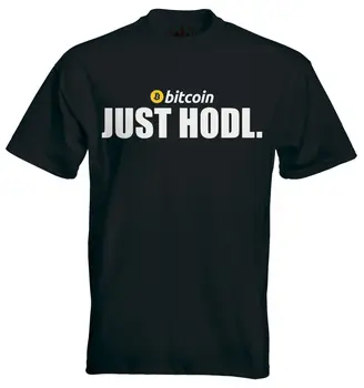 2019 Letné Krátke Sleeve Tee Tričko Bitcoin Len Hodl T-Shirt - Kačica Atrament Podržte Btc Cryptocurrency Hoodies