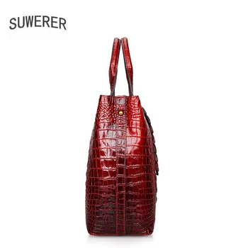 2019 Nové Originálne Kožené ženy tašky, Módne Krokodíl, vzor Kvety luxusné kabelky ženy tašky dizajnér ženy, kožené kabelky