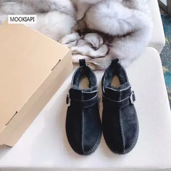 2019 Čínskej značky vysokej kvality sneh topánky, skutočná koža, prírodné vlny, najnovšie módne dámske topánky, 4 farby