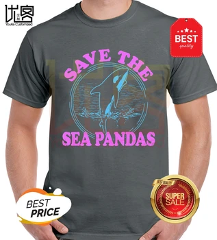 2020 Nová Značka Fashion Street nosiť Tričko Oblečenie Dámske Uložiť Mora Pandy Zábavné Veľryba Orca Dolphin Oceán Život Tee Tričko