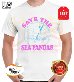 2020 Nová Značka Fashion Street nosiť Tričko Oblečenie Dámske Uložiť Mora Pandy Zábavné Veľryba Orca Dolphin Oceán Život Tee Tričko