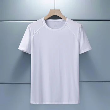 2020 Nové jednofarebné Tričko Muži Fashion T-shirts Letné Krátke Rukáv Tričko pánske Beží T-Shirts Mužské Tričko Športové oblečenie, Topy