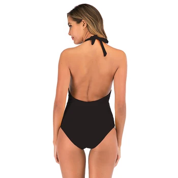 2020 Sexy Prúžky Plavky Ženy Backless Jednodielne Plavky Badpak Monokiny Maillot Femme Bikini Maio Biquini Mujer Trikini