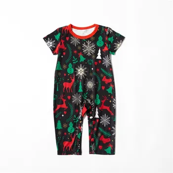 2020 Zime Vianoce Rodine Zodpovedajúce Oblečenie T-Shirt+Dlhé Dna Pyžamo Nastaviť Dospelých, Deti Sleepwear Pyžamá Party Oblečenie Set Sa