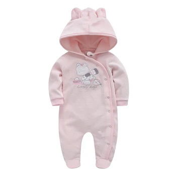 2020 Zimné Bebe Fille Novorodenca Romper Onesies Velvet Teplé Jumpsuit, Baby, Dievčatá Oblečenie Batoľa Oblečenie Roupa De Bebes