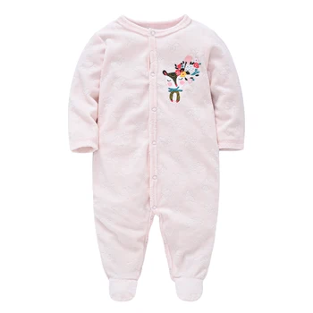 2020 Zimné Bebe Fille Novorodenca Romper Onesies Velvet Teplé Jumpsuit, Baby, Dievčatá Oblečenie Batoľa Oblečenie Roupa De Bebes