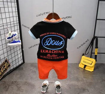 2020 lete Chlapec príčinné t-tričko + krátke nohavice dvoch-dielny kvet chlapcov, oblečenie baby boy sady detský set detský porty vyhovuje 69.