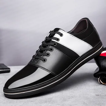 2020 mens zapatos sapatos mužov človek sapato bežné cuero nosenie mens príčinné topánky hot mužské mokasíny black informales predaj na voľný čas