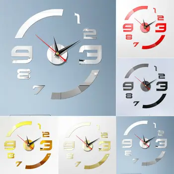2020 nové nástenné hodiny quartz hodinky reloj de porovnanie moderný dizajn, veľké dekoratívne hodiny Európe akryl nálepky obývacia izba klok
