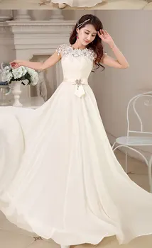 2021 Nové Dlhý Elegantný Bridesmaid, Šifón Šaty Šampanské Prom Šaty Vestido De Festa Longo Bridesmaid, Šaty