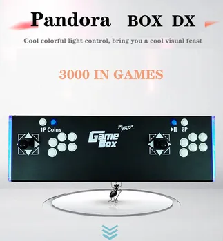 2021 Pandora poľa DX kovové dvojité stick arcade konzoly -3000 video hry, všetko v 1