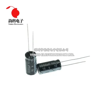 20pcs 16V 1000uF 8*16 mm Hliníkový Elektrolytický Kondenzátor 8X16mm