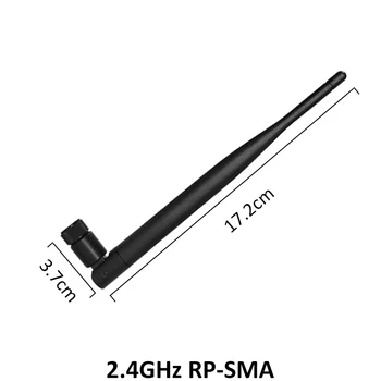 20pcs 2.4 g Antény WiFi 5dBi Antény RP-SMA Konektor 2.4 ghz anténa wi-fi antenne Pre Karty PCI USB Bezdrôtový Router Wifi Booster