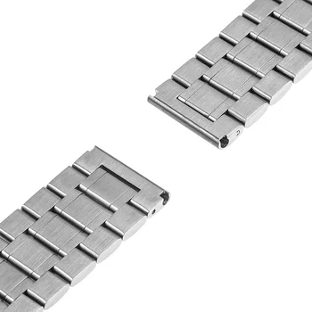 22 mm z Nehrdzavejúcej Ocele Watchband Motýľ Pracky Popruhu pre Samsung Výstroj S3 Klasické Hranici Sledovať Kapela Zápästie Pás Náramok +Nástroj