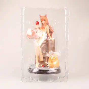 23 cm roztomilý Korenie a Vlk Anime Akcie Obrázok PVC Zbierku hračiek pre vianočný darček zadarmo shippping WX199