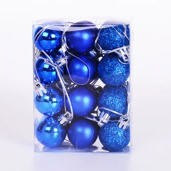 24pcs 30 mm Mini Vianočné Gule Baubles Plastové Stromu Visí Ozdoby Na Party-30