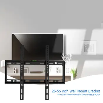 26-55 palcový Odolné Stenu TV Mount TMW4040 s Sprit Bublina LCD LED Monitor s Plochým Panelovým