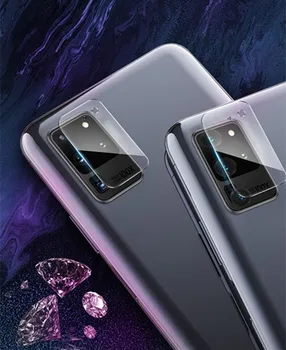 2ks 3D úplné pokrytie Camer sklo Objektívu Pre Samsung Galaxy S20 / S20 Plus / S20 Ultra Späť Zadný Fotoaparát Sklenený Kryt