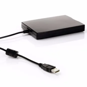 3,5 palcový 1.44 MB FDD Black USB Prenosné Externé Rozhranie Disketu FDD Externý USB Disketovej Mechaniky pre Notebook