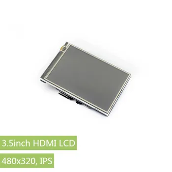 3,5 palcový HDMI LCD 480x320, Odporový Dotykový Displej LCD Tablet, HDMI rozhranie, IPS Displej, Určený pre Raspberry Pi