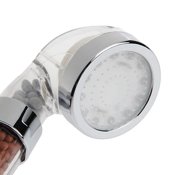 3 Farby Sprcha Hlavu LED Ovládanie Teploty Vody Svietiť Svetlo, Filter, Sprcha Hlavy