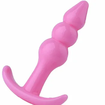 3 Lianzhu Kotvy Typ Frekvencie Vibračného Silikónový Análny Plug Análny Stimulátor plug Erotické hračky, Sex hračky pre pár 8