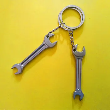 30 Ks Mini nástroj keychains kľúča keyring Dva konce kľúč keychain kovové keychain zliatiny zinku krúžok tvorivé keychain