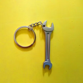 30 Ks Mini nástroj keychains kľúča keyring Dva konce kľúč keychain kovové keychain zliatiny zinku krúžok tvorivé keychain