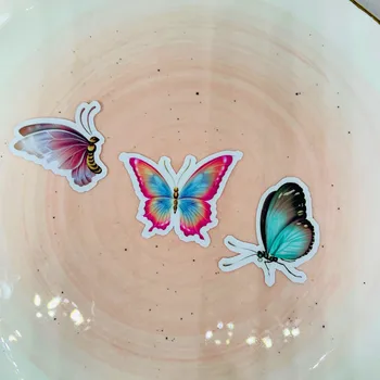 30 ks krásny motýľ pre dieťa domáce knihy, nálepky na notebook / dekoratívne scrapbooking/DIY