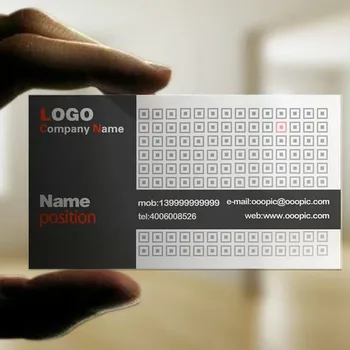 (300pcs/lot) vlastné obchodné transparentné karty,transparentný matný karty,plastové vizitky tlač