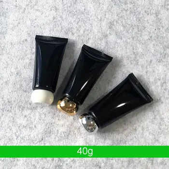 300pcs/veľa 40g 40ml Prázdne Black Kozmetické Fľaše Mäkké Rúrky Mini make-up Kontajner s Spp Cestovné Fľašiach Veľkoobchod