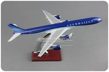 32 cm Živice Azerbajdžan Lietadlo A340 Model Azerbaijan Airlines 4K-AZ86 Airbus Dýchacích ciest Lietadlo Lietadlo Leteckej Model Kolekcie