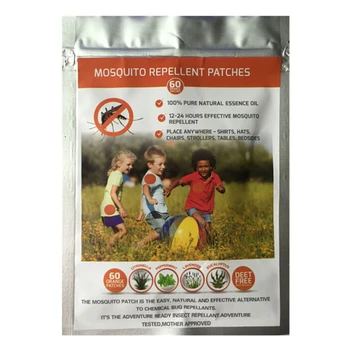 32Bags/veľa Lete populárne repelent proti komárom produkty čisto prírodný anti mosquito patch