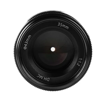 35mm F1.2 Portrét Micro-typ Jediný Objektív Veľké Apertúry Fixed Focus Objektív Vhodný pre Canon