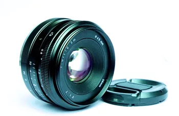 35mm f/1.7 Manuálne Zaostrenie Prime Pevný Objektív Pre Sony E-Mount A6000 A6100 A6300 NEX6 Fotoaparát