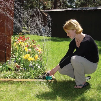 360 Stupeň Záhradný Postrekovač Flexibilné Automatické Zavlažovanie Trávnika Vodné Sprinklerové postrekovačom Záhrada kropiace Systém FP8