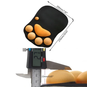 3D Podložka pod Myš Anime Silikónové Mačka Packa Podložka pod Myš Zápästie Zvyšok Podpora Pamäťovej Peny Mat