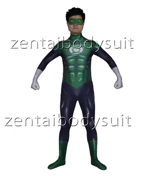 3D Tlač Cosplay Moive Green Lantern Superhrdina Spandex Pokožky Zentai Kombinézu Halloween Party oblek pre dodanie zdarma