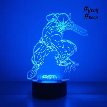 3D lampa Wolverine