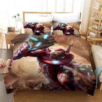 3D tlač posteľná bielizeň nastaviť queen size deka kryty pre chlapcov jeden bytový textil 3 ks detské spálne dekorácie doprava zadarmo nové