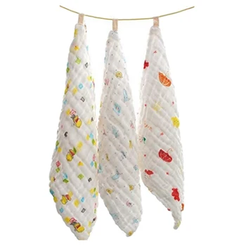 3Pieces Dieťa Uterák Mäkké Washcloths pre Dieťa a Batoľatá Stroj/ Ručné Umývateľný Baby Sprcha Dary